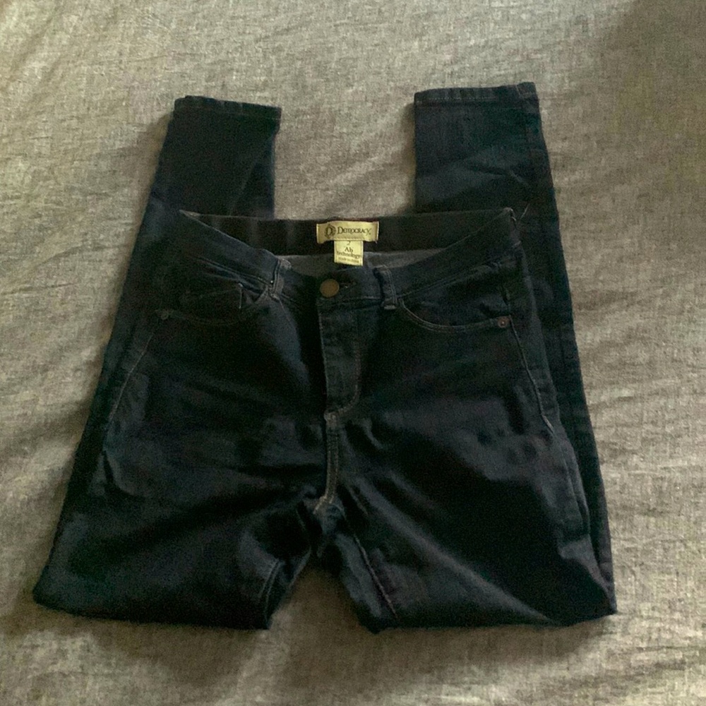 Democracy Dark Wash Skinny Jeans Size 2
